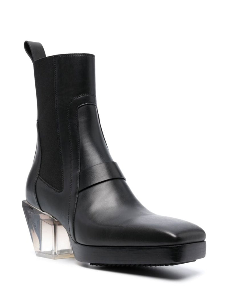 Black 75 Leather Western Boots
