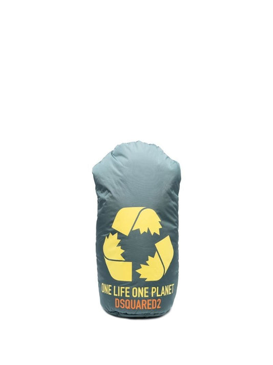 Green One Life Printed Backpack