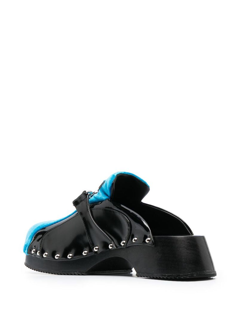 Blue Beetle Logo-patch Sneaker Clogs