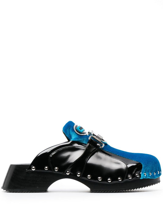 Blue Beetle Logo-patch Sneaker Clogs