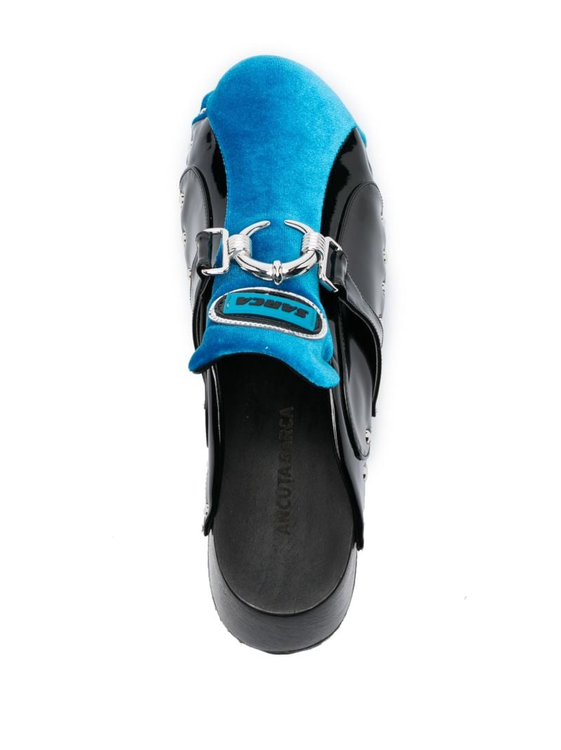 Blue Beetle Logo-patch Sneaker Clogs