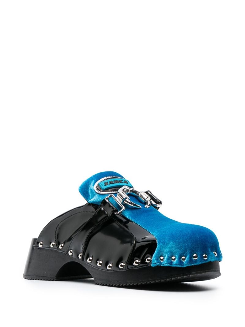 Blue Beetle Logo-patch Sneaker Clogs