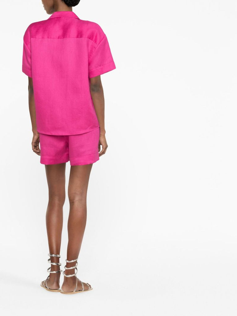 Pink Prague Organic Linen Shirt