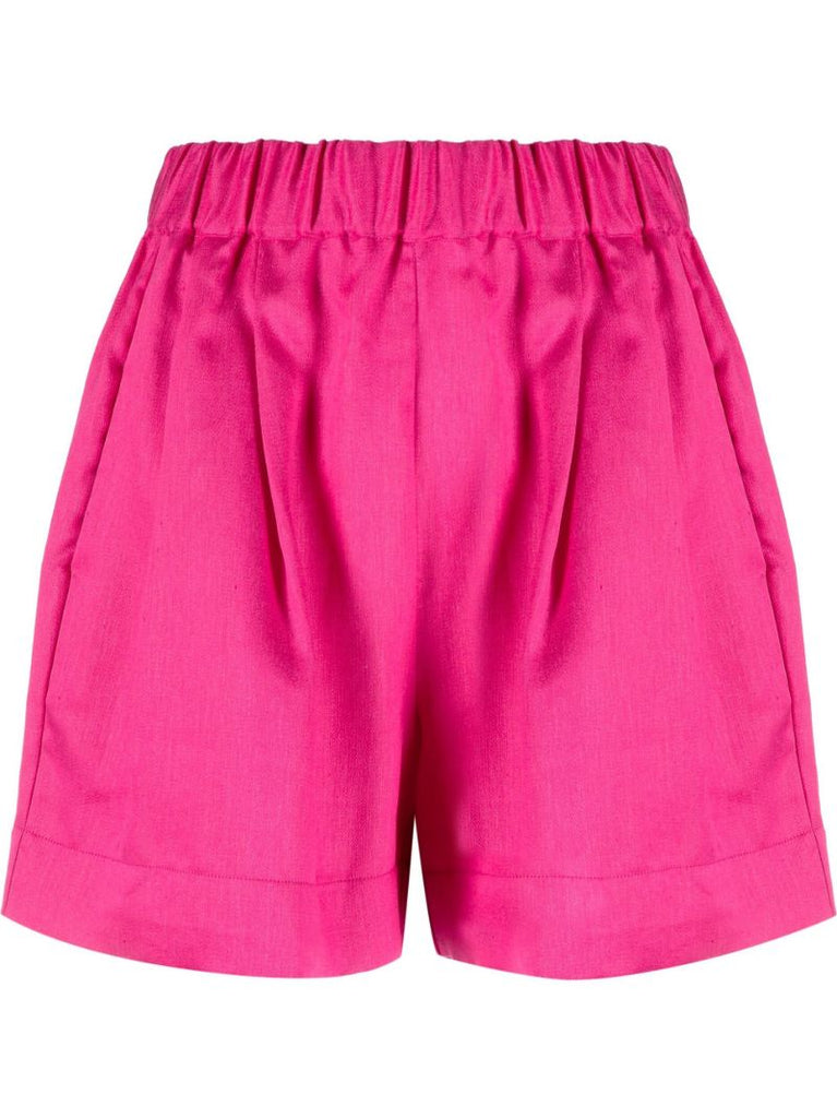 Pink Zurich Organic Linen Shorts