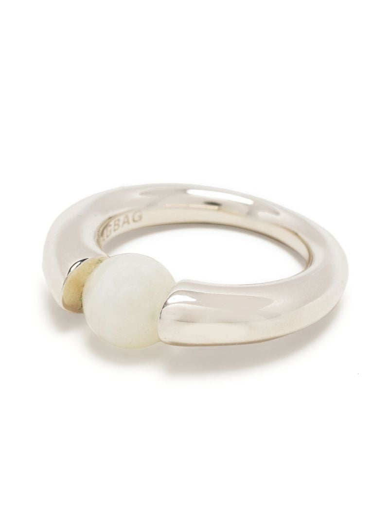 Sterling Silver No.11024 Agate Ring