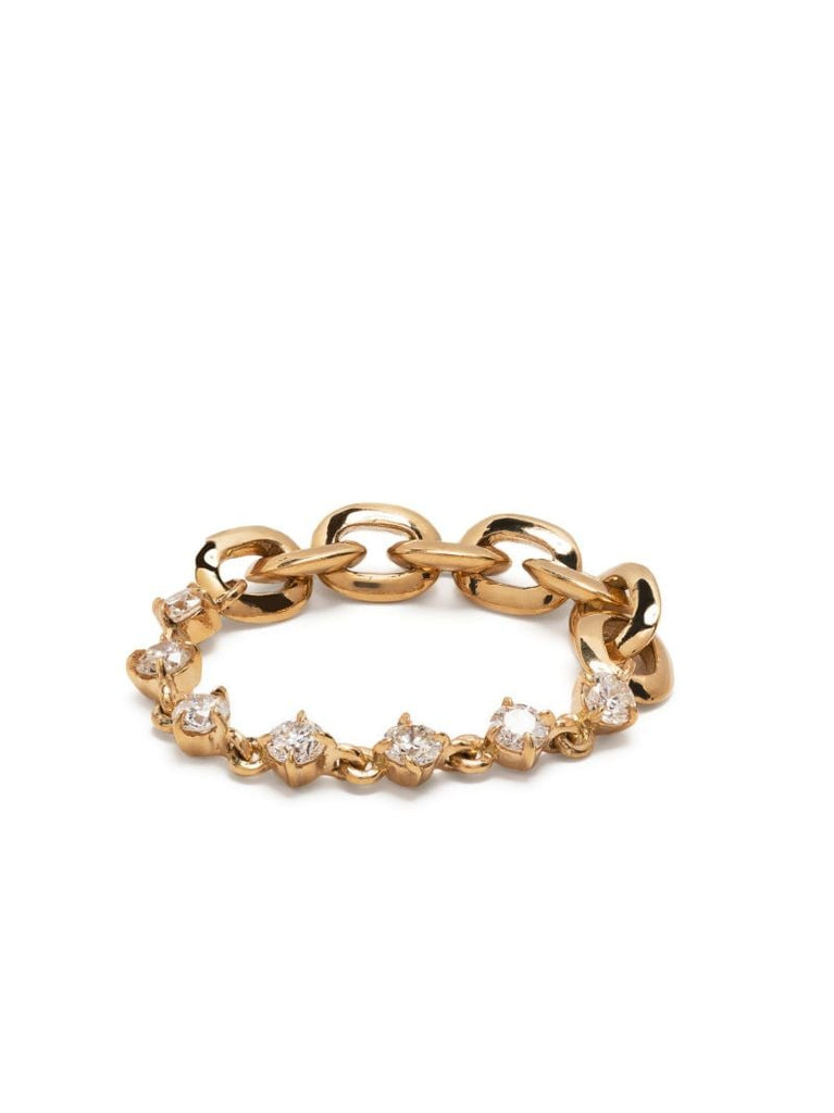18k Yellow Gold Diamond Ring