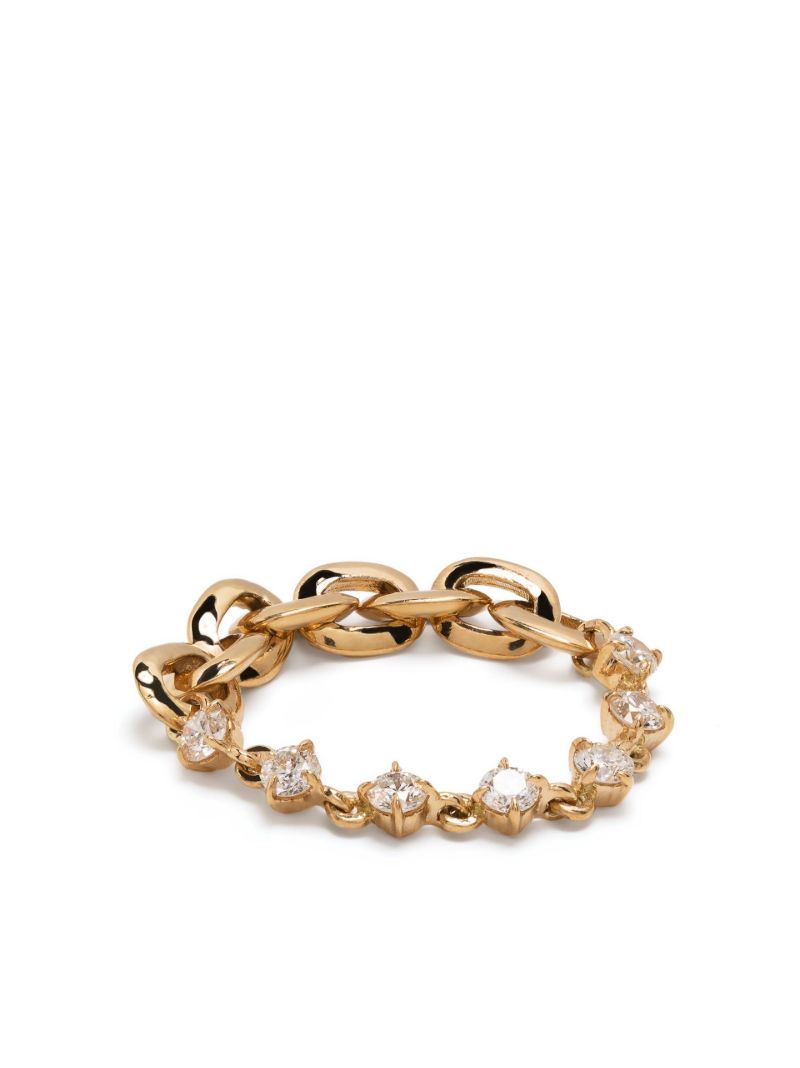 18k Yellow Gold Diamond Ring