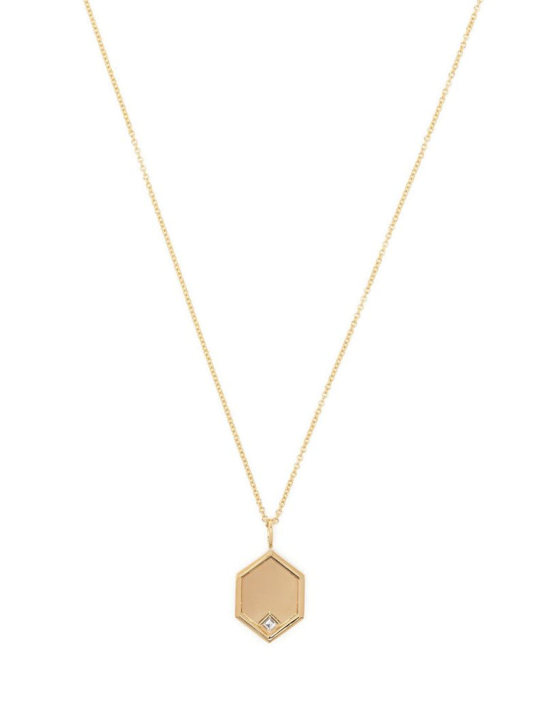 18k Yellow Gold Diamond Necklace