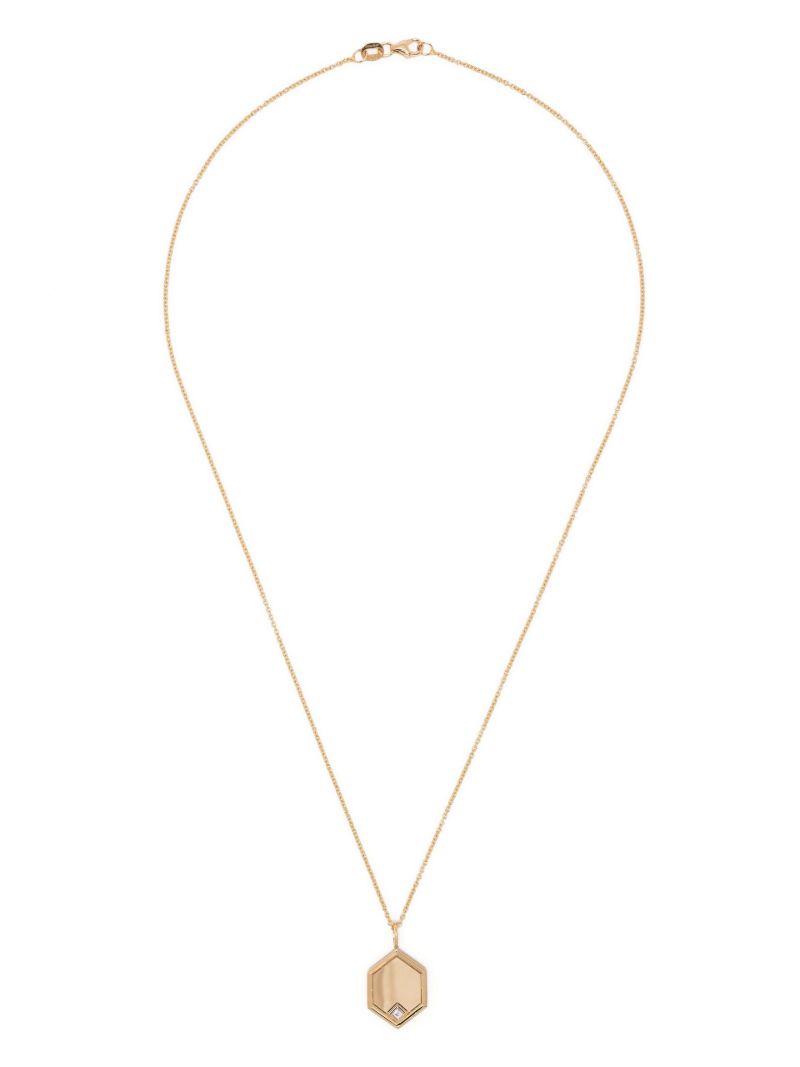 18k Yellow Gold Diamond Necklace