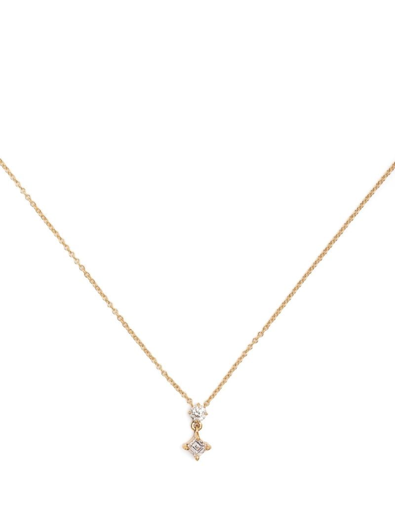 18k Yellow Gold Diamond Necklace