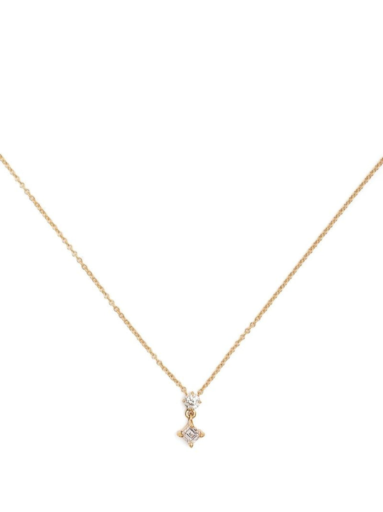 18k Yellow Gold Diamond Necklace