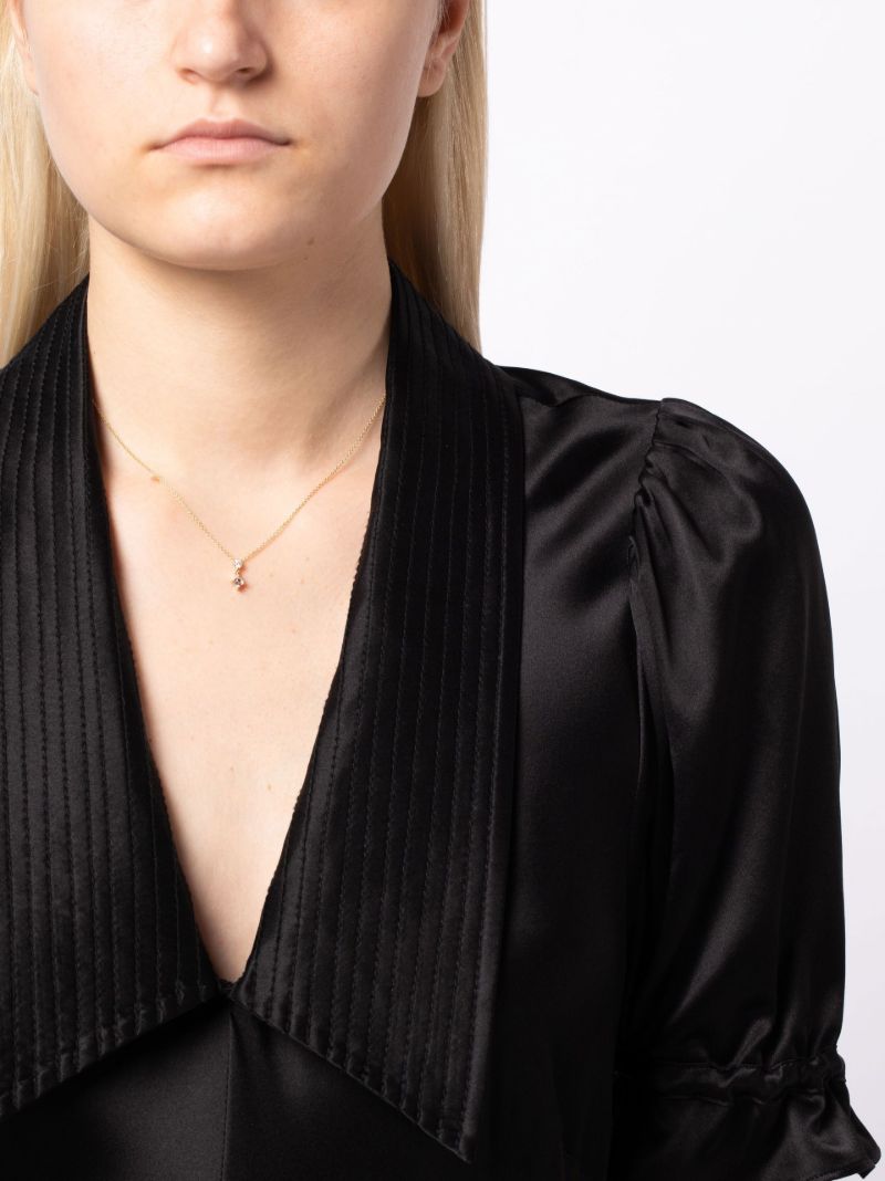 18k Yellow Gold Diamond Necklace