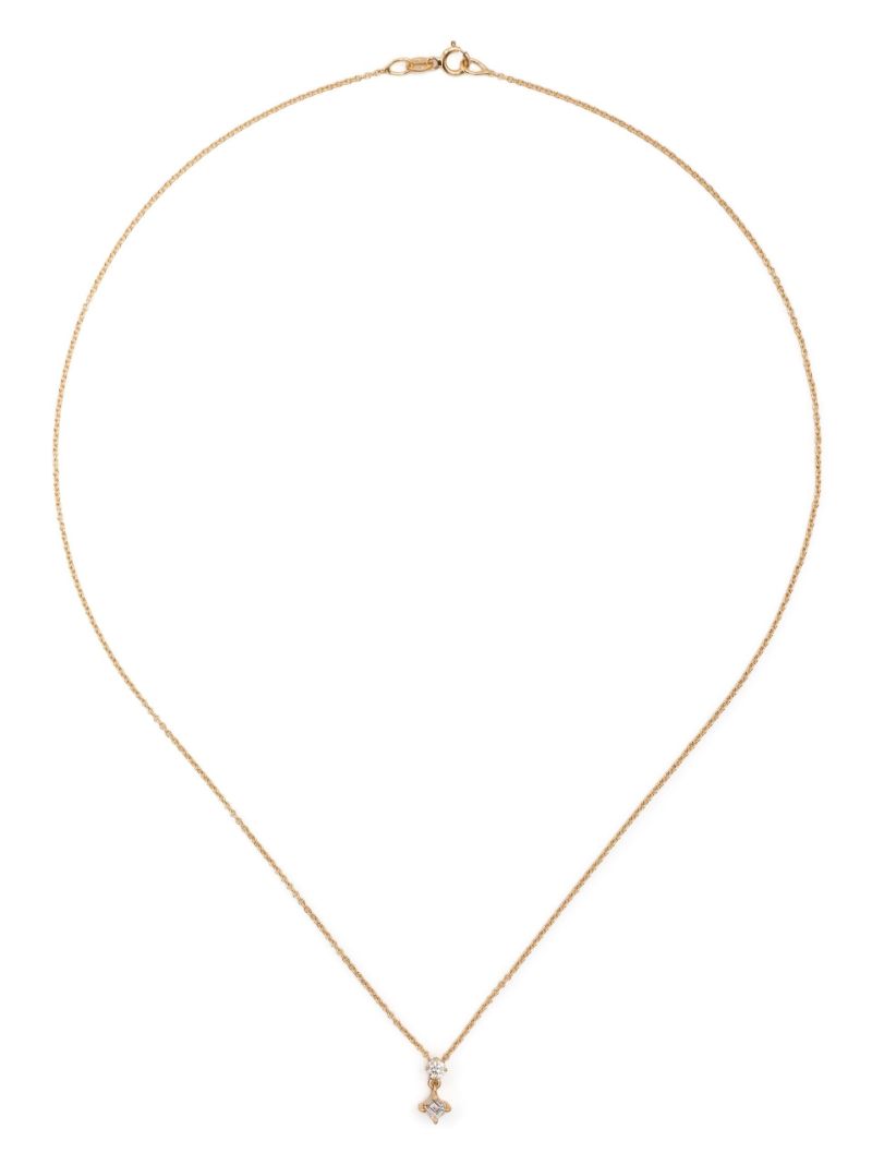 18k Yellow Gold Diamond Necklace