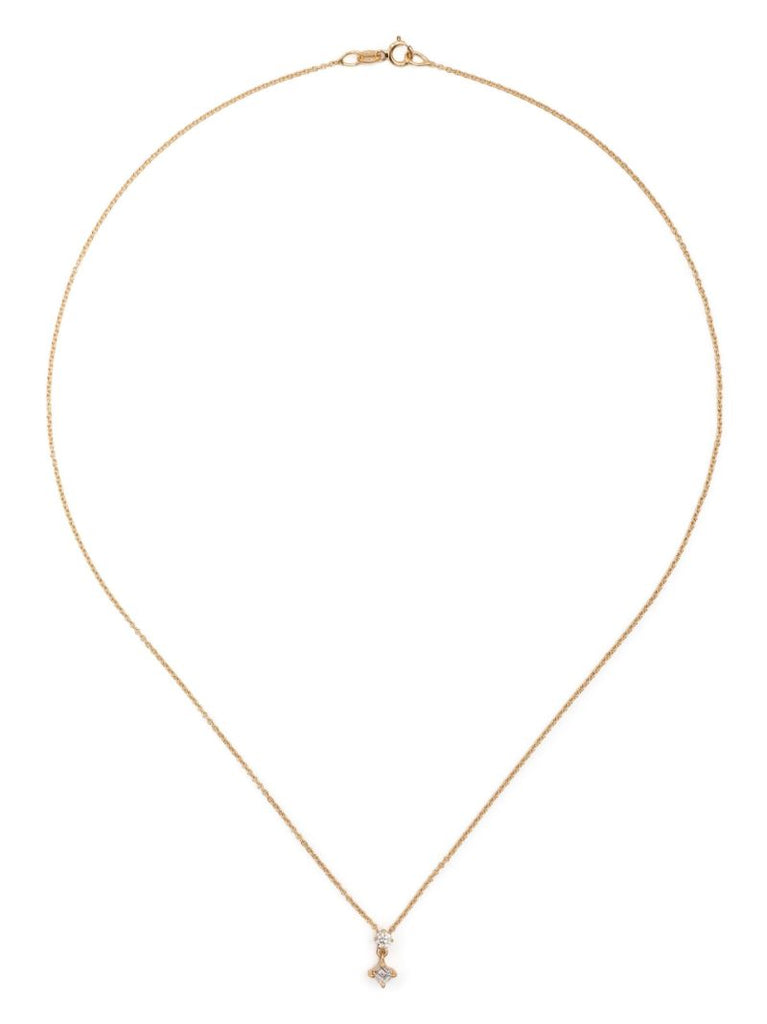 18k Yellow Gold Diamond Necklace