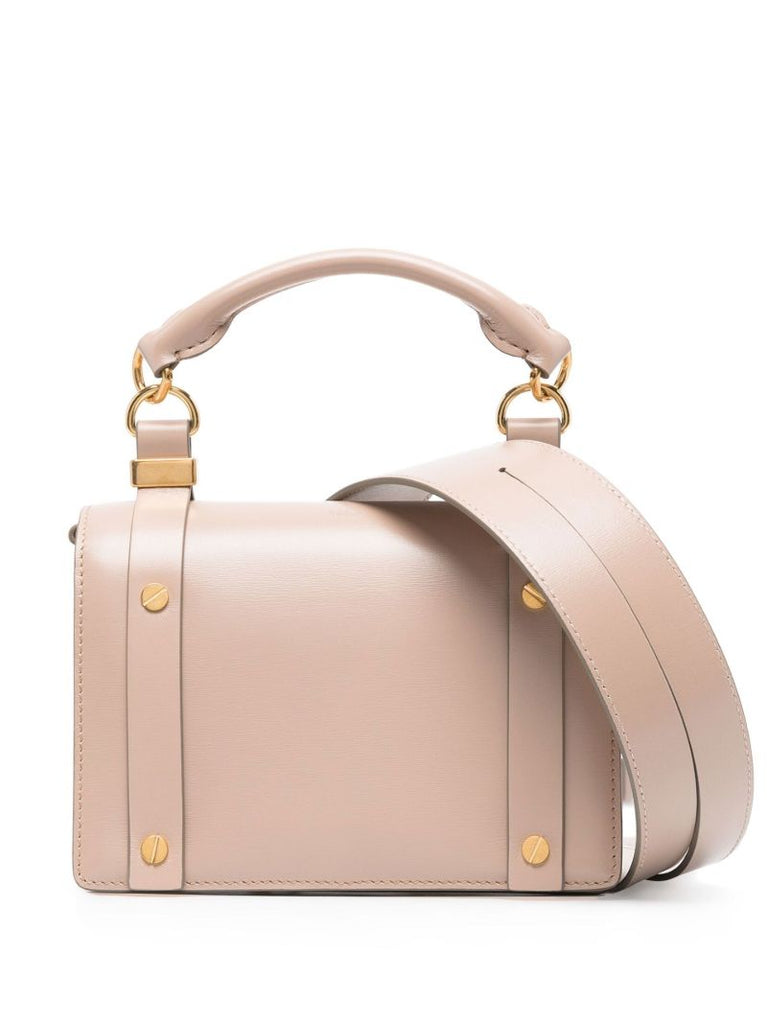 Neutral Ora Small Leather Top Handle Bag