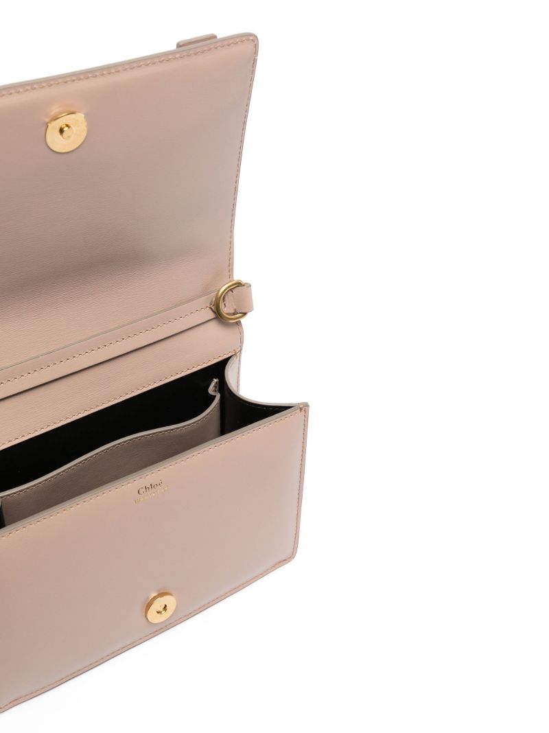 Neutral Ora Small Leather Top Handle Bag