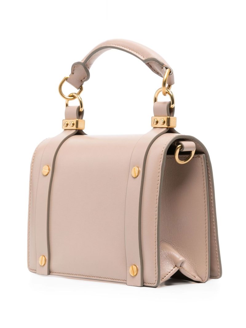 Neutral Ora Small Leather Top Handle Bag