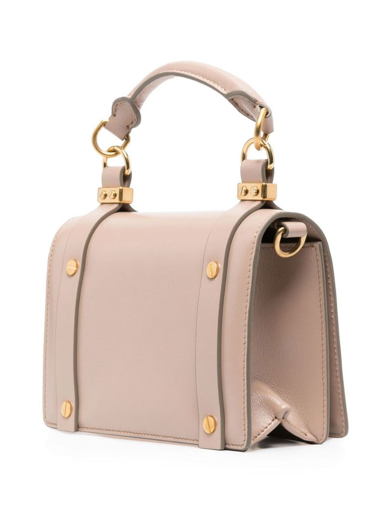 Neutral Ora Small Leather Top Handle Bag