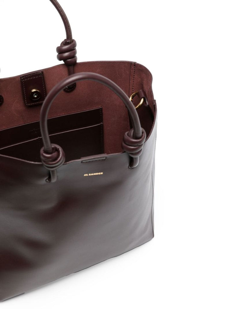 Brown Giro Leather Tote Bag