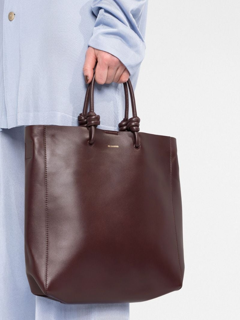 Brown Giro Leather Tote Bag