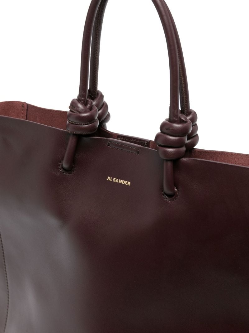 Brown Giro Leather Tote Bag