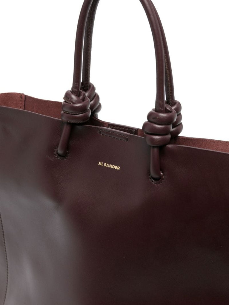 Brown Giro Leather Tote Bag