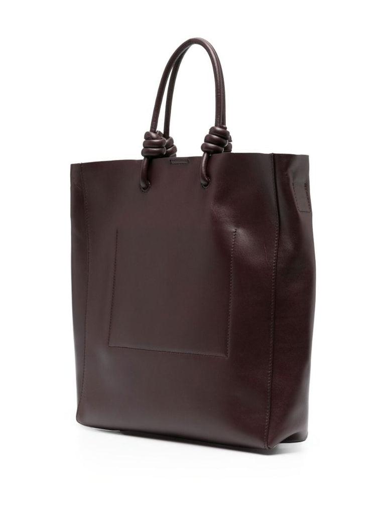 Brown Giro Leather Tote Bag
