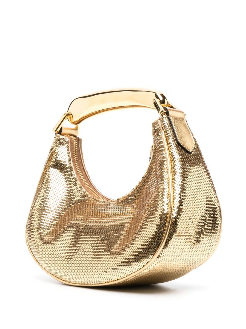 Gold-tone Bianca Embellished Mini Bag