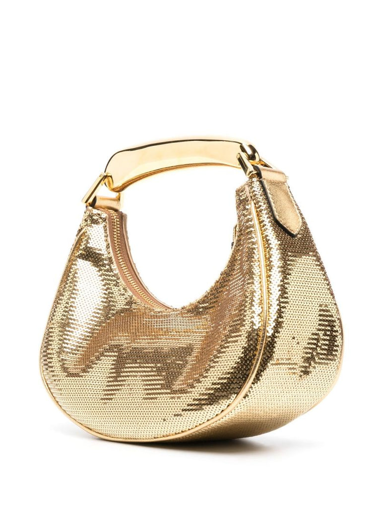 Gold-tone Bianca Embellished Mini Bag