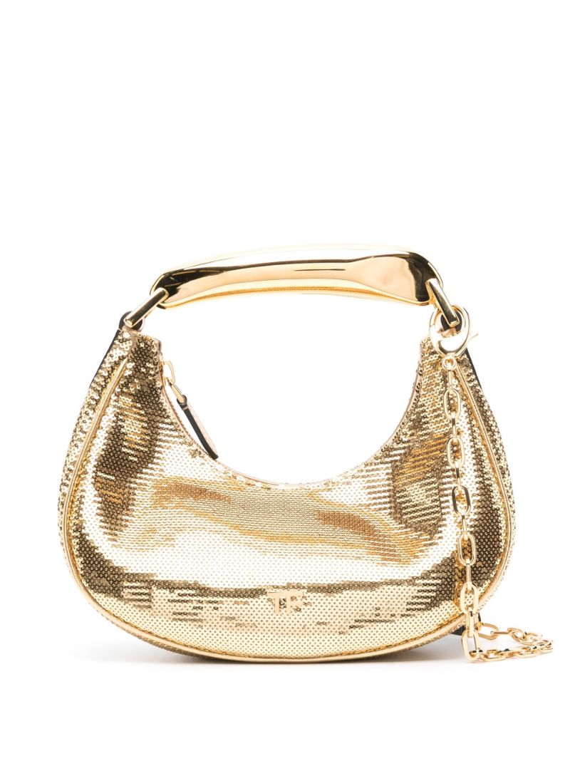 Gold-tone Bianca Embellished Mini Bag