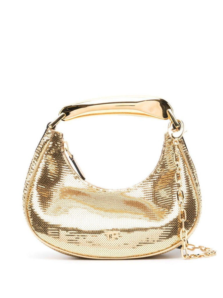 Gold-tone Bianca Embellished Mini Bag