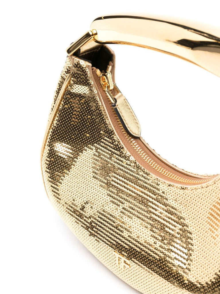 Gold-tone Bianca Embellished Mini Bag