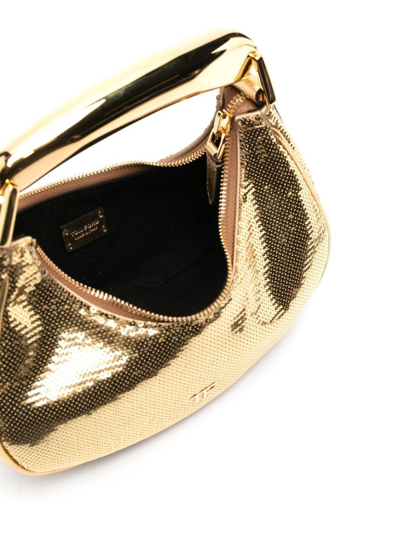 Gold-tone Bianca Embellished Mini Bag