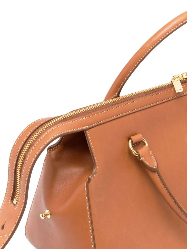 Brown Jil Elephant Leather Tote Bag