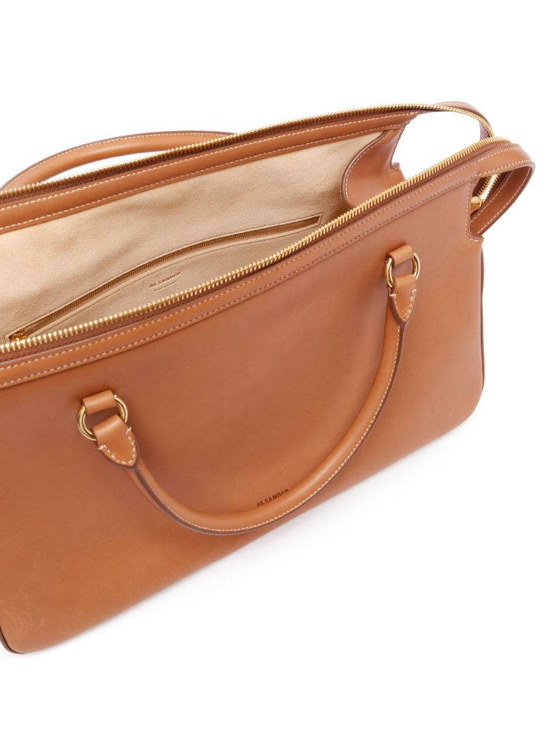 Brown Jil Elephant Leather Tote Bag