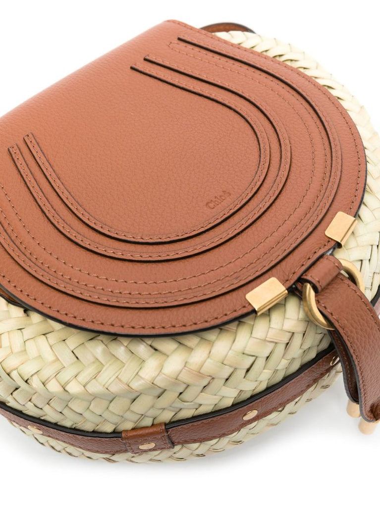 Neutral Marcie Raffia Cross Body Bag