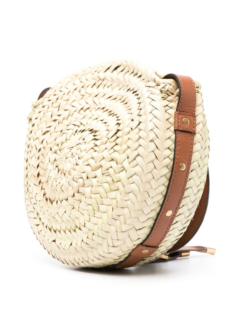 Neutral Marcie Raffia Cross Body Bag