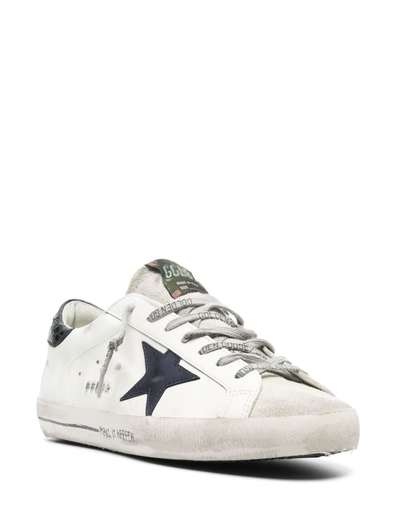 White Super-star Low-top Sneakers