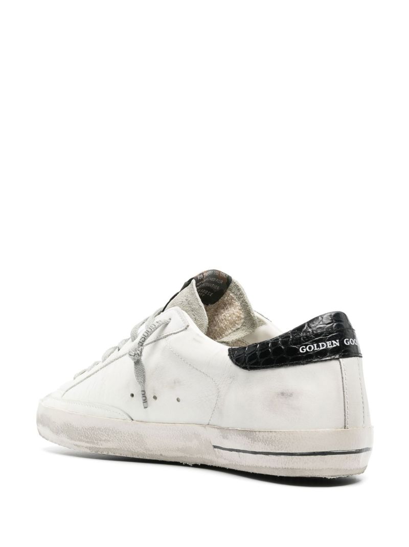 White Super-star Low-top Sneakers