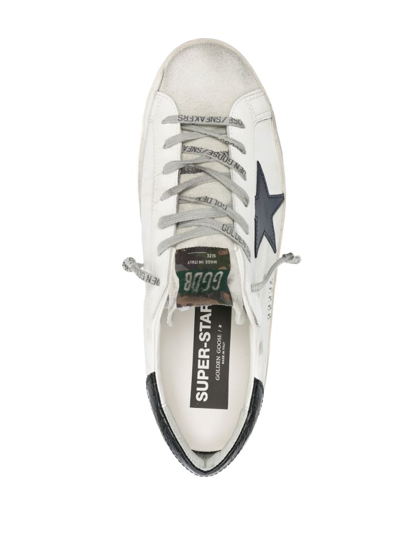 White Super-star Low-top Sneakers