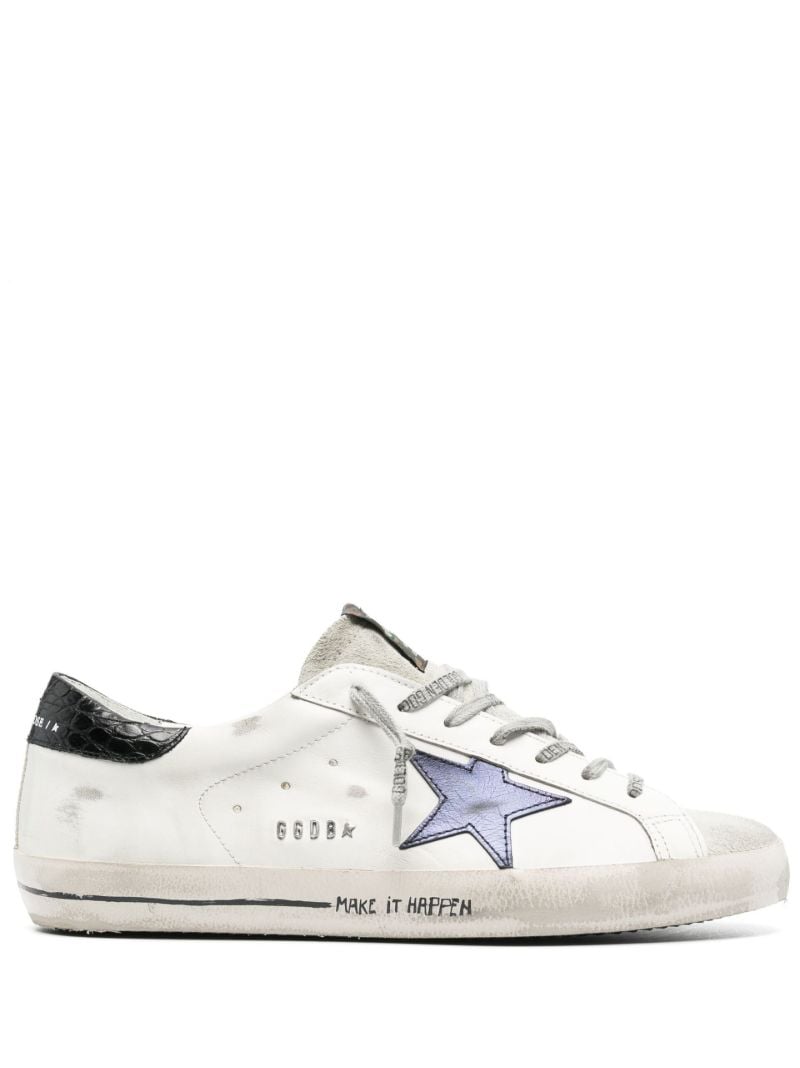 White Super-star Low-top Sneakers
