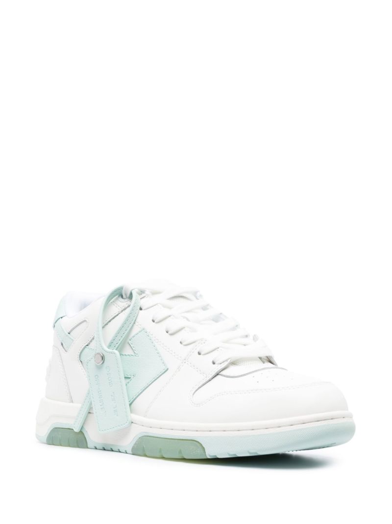 White Out of Office Leather Sneakers