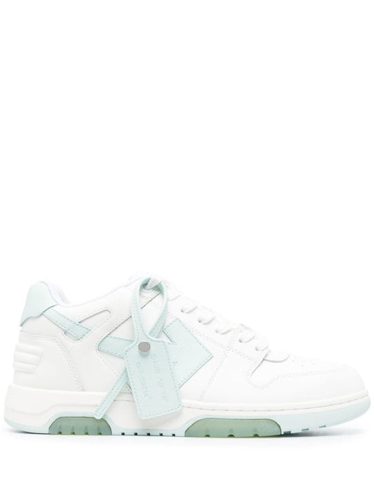 White Out of Office Leather Sneakers