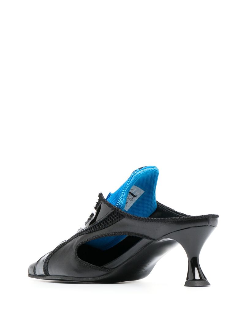 Blue Moto 50 Sneaker Mules