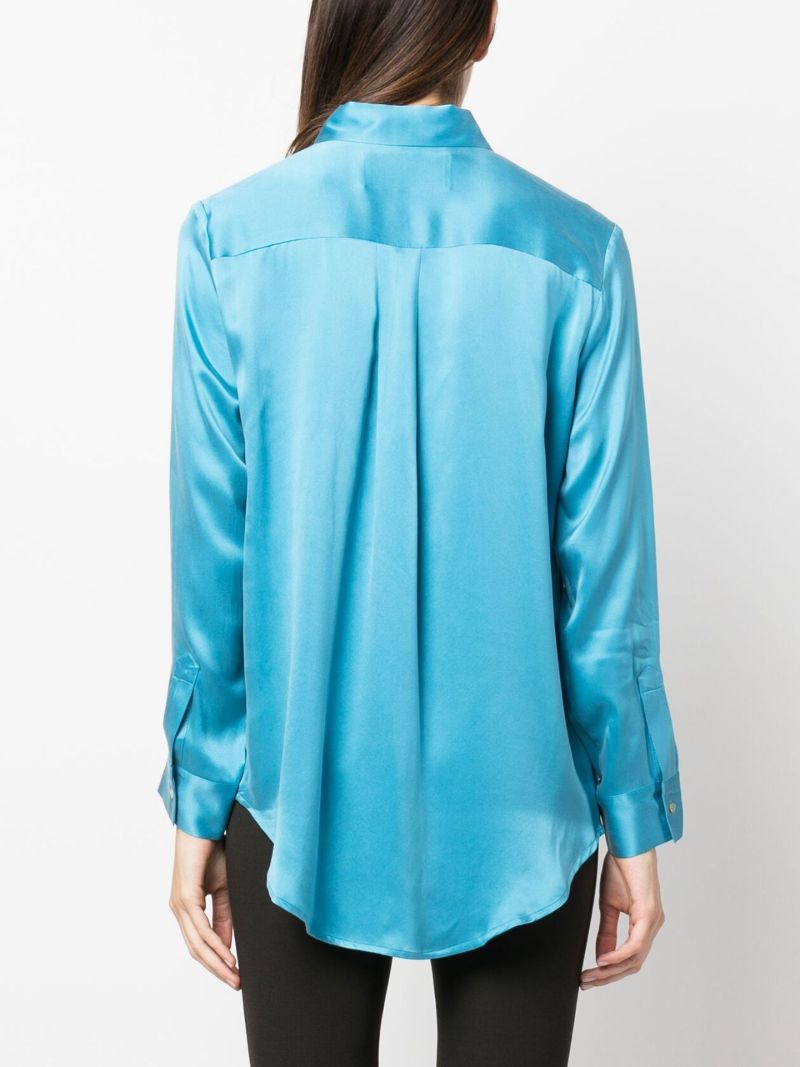 Blue London Silk Shirt