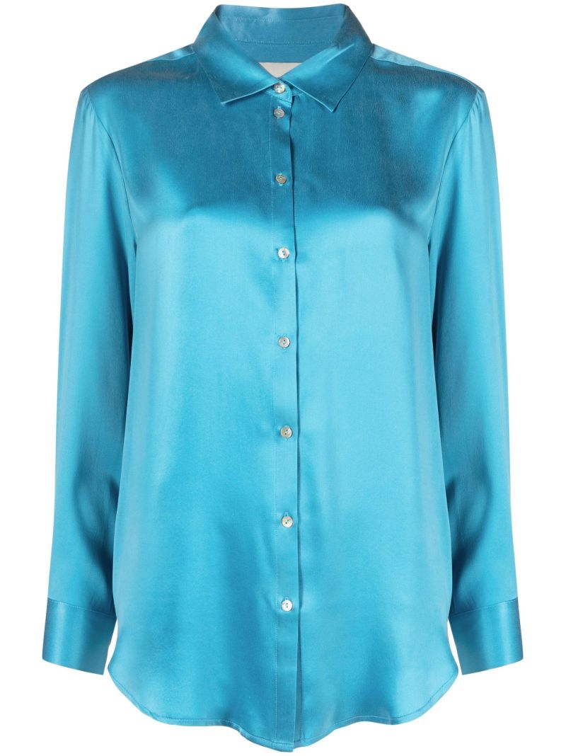 Blue London Silk Shirt