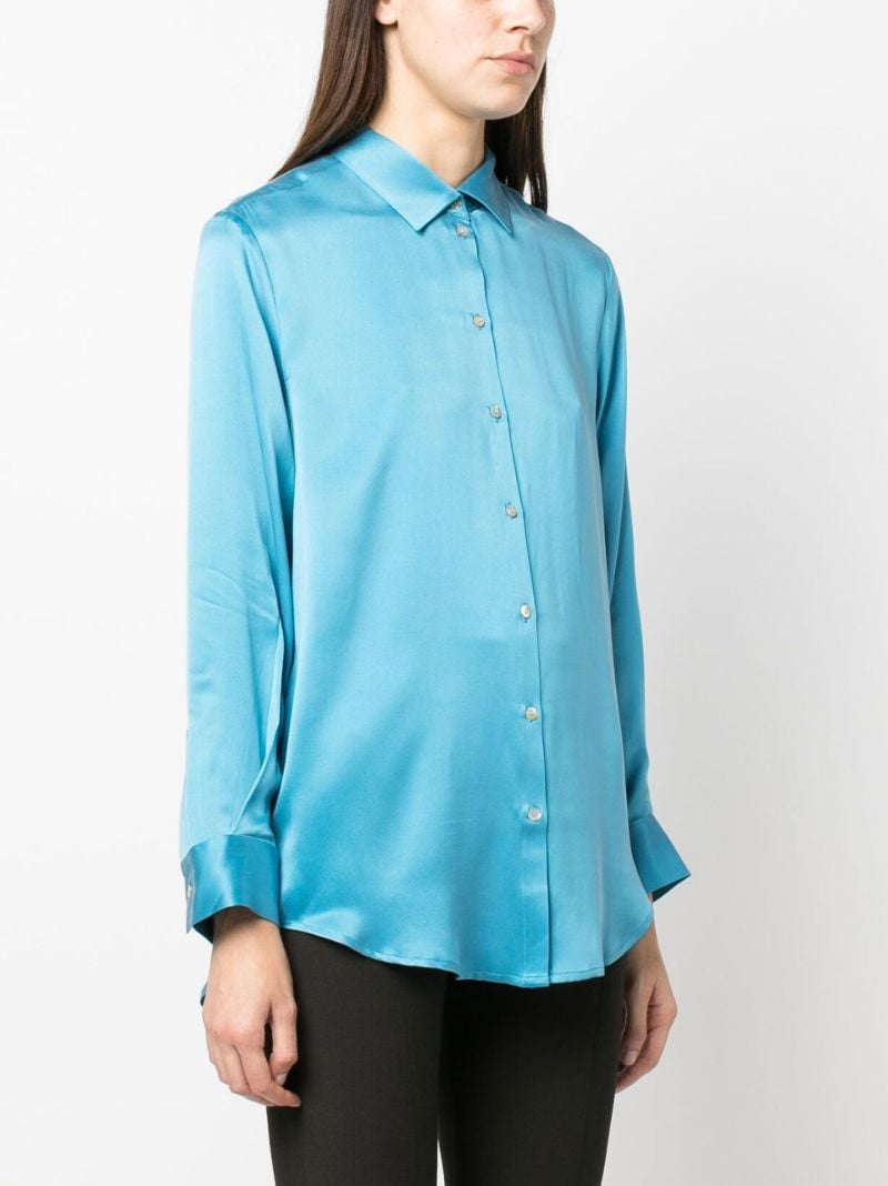 Blue London Silk Shirt