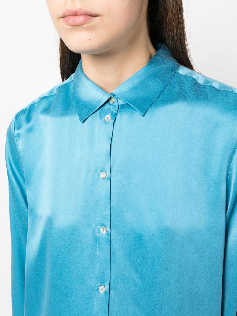 Blue London Silk Shirt