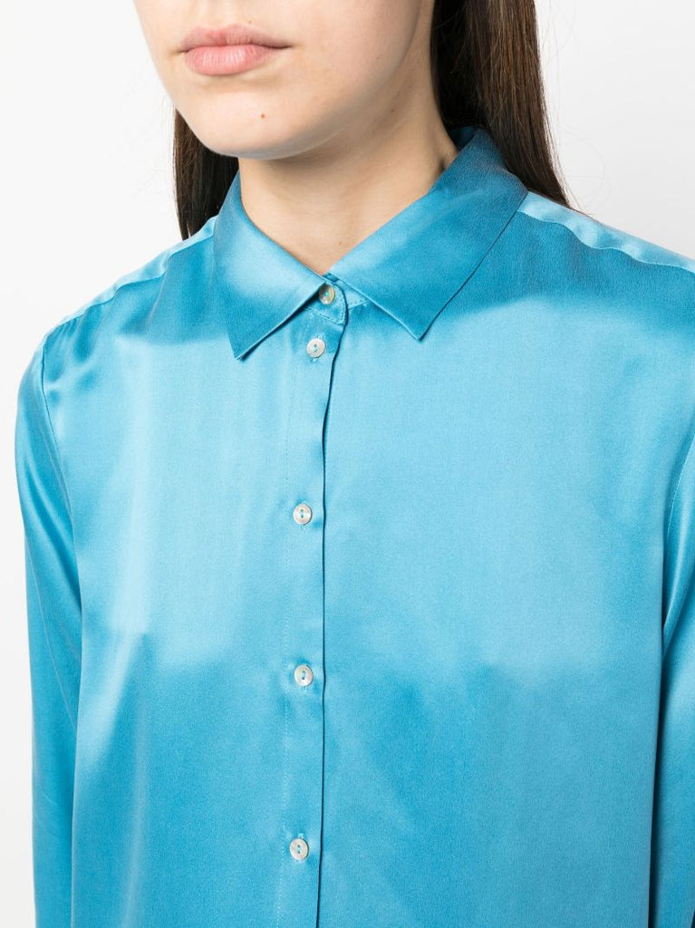 Blue London Silk Shirt