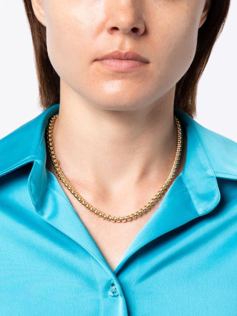 Gold-plated No.15019 Necklace
